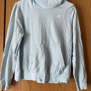 Nike Women’s Pale Blue Crewneck Hoodie Sweatshirt